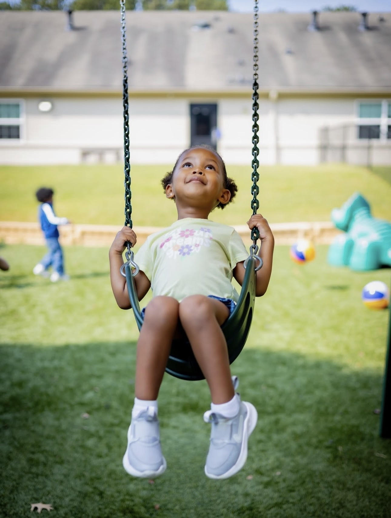 Little Girl on Swing
